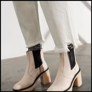 Free People James Chelsea Boots in White